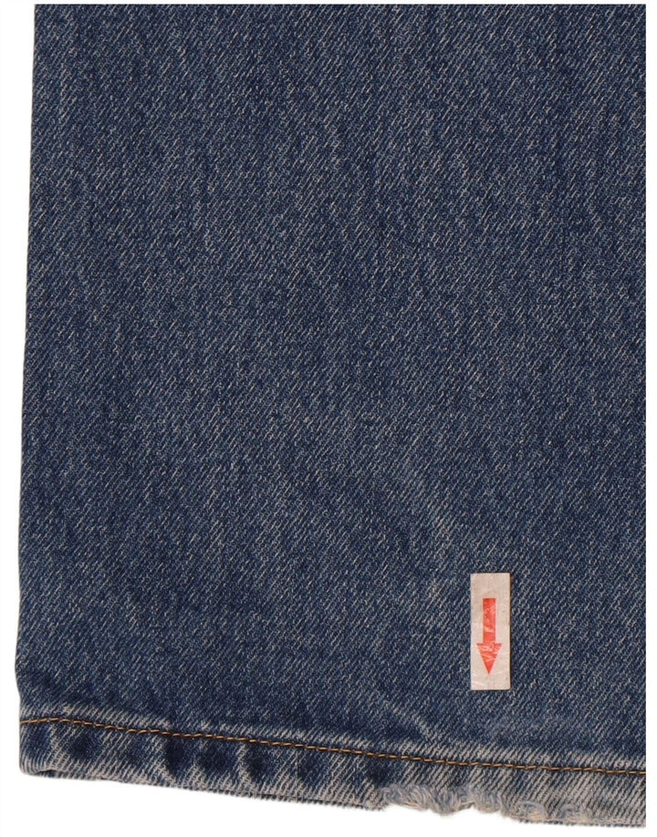 Lee Mens Brooklyn Straight Jeans W34 L32 Blue Cotton