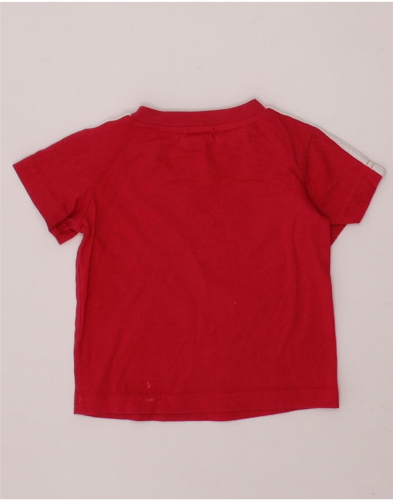 ADIDAS Baby Girls T-Shirt Top 3-6 Months Red Cotton Vintage Adidas and Second-Hand Adidas from Messina Hembry 