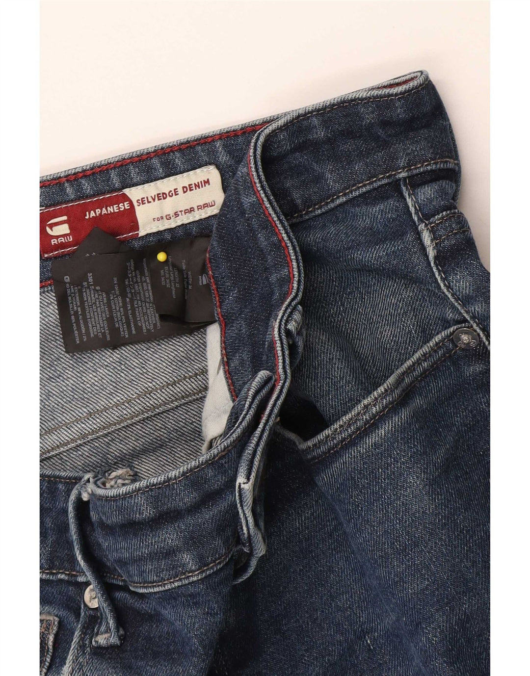 G-Star Ανδρικό 3301 Slim Jeans W34 L32 Μπλε βαμβακερό