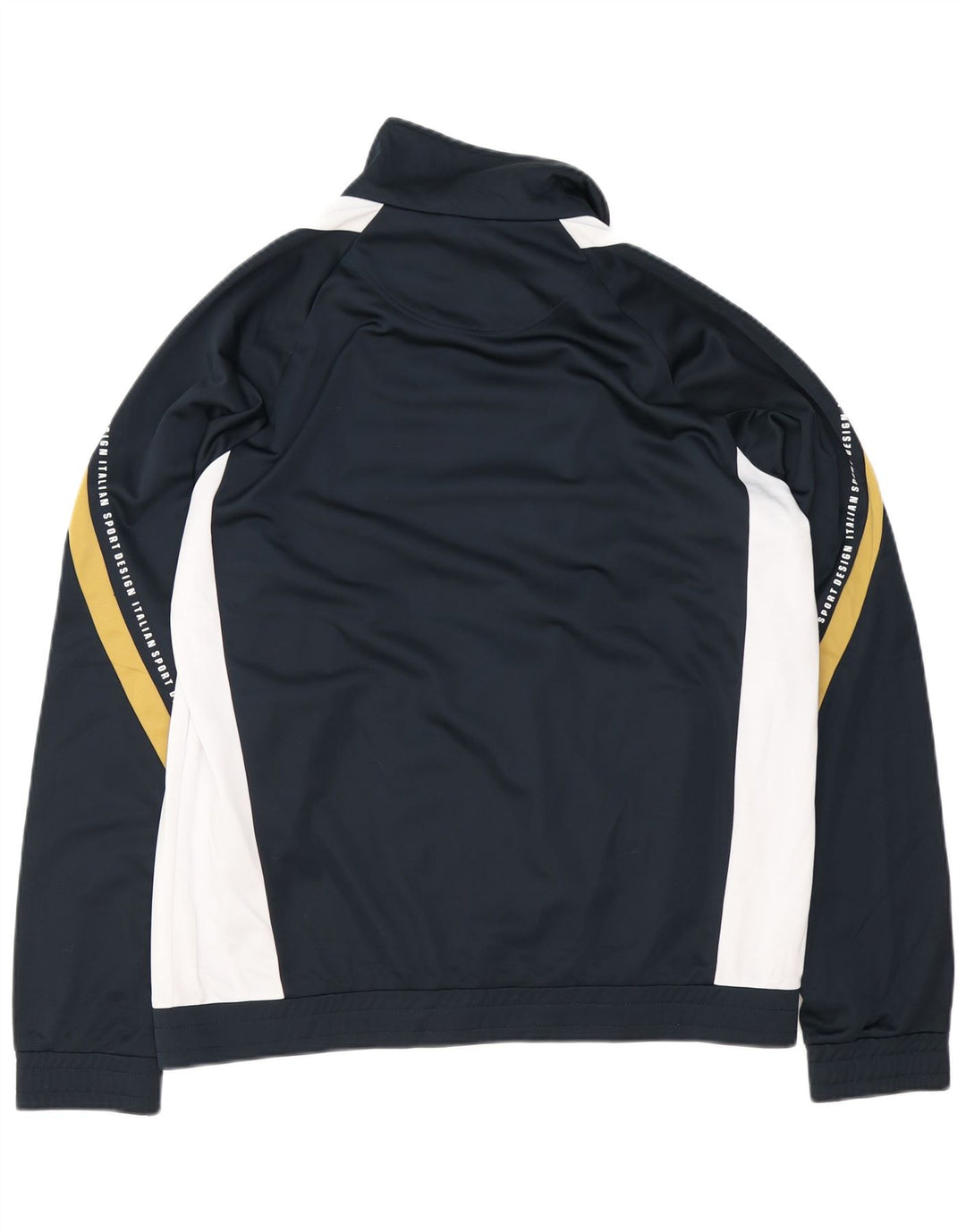 Lotto Ανδρική φόρμα γυμναστικής γραφική φόρμα Top Jacket 2XL Navy Blue Colorblock Polyester