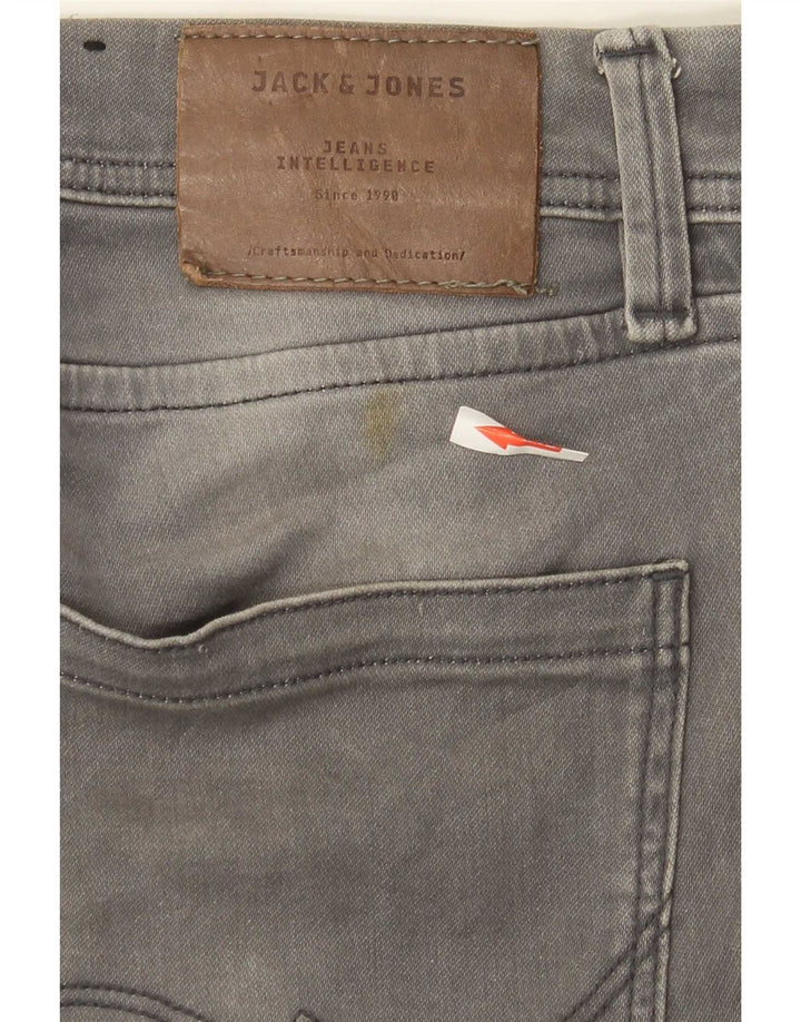 Jack & Jones Ανδρικό Slim Jeans W29 L32 Γκρι βαμβακερό