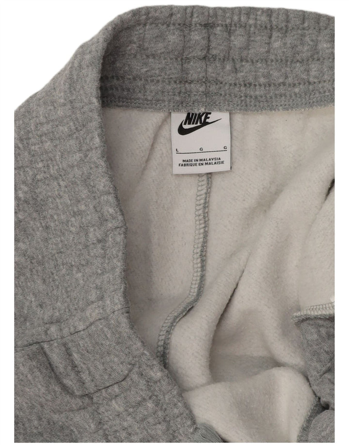 NIKE Womens Tracksuit Trousers UK 16 Large  Grey