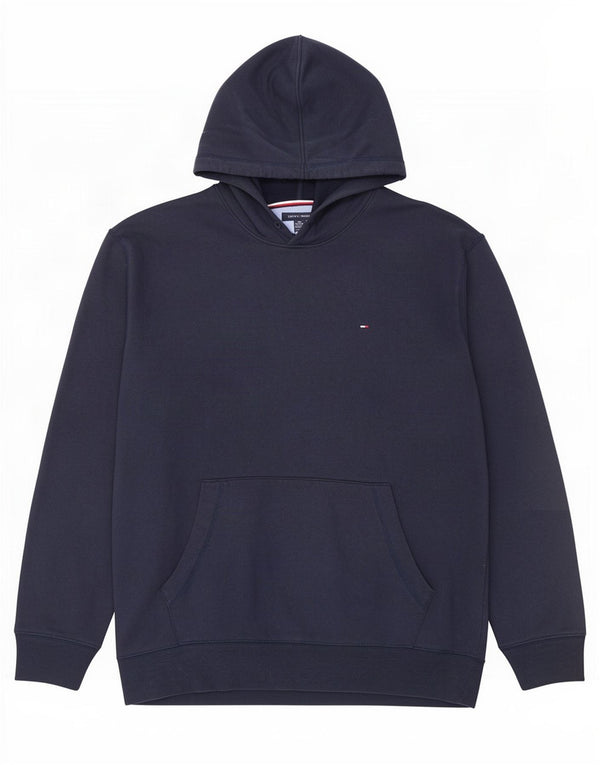 Tommy Hilfiger Ανδρικό Hoodie Jumper 2XL Navy Blue Cotton