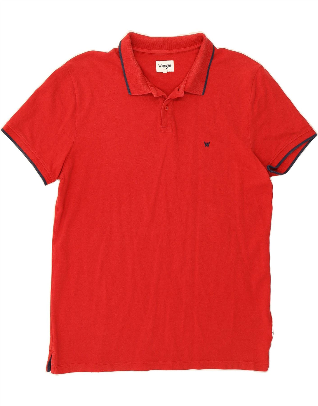 WRANGLER Mens Polo Shirt Large Red Cotton Vintage Wrangler and Second-Hand Wrangler from Messina Hembry 