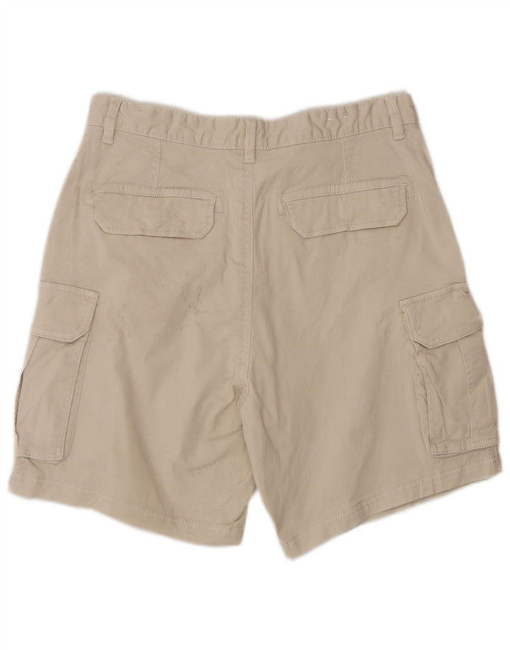 Zara Ανδρικό σορτς Cargo EU 40 Medium W31 Μπεζ βαμβακερό