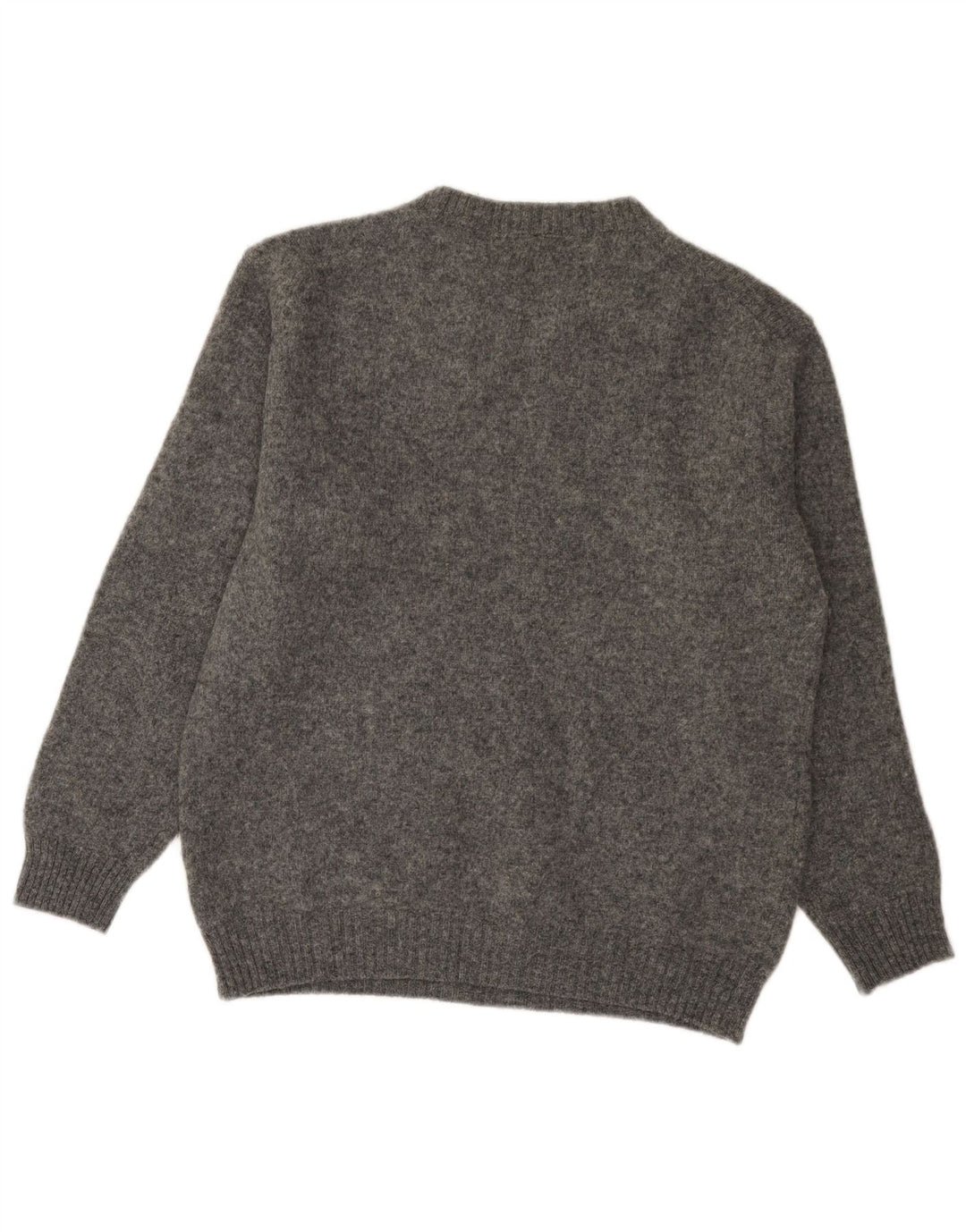 Πουλόβερ Benetton Boys Crew Neck Jumper 15-16 ετών, μεγάλο γκρι μαλλί