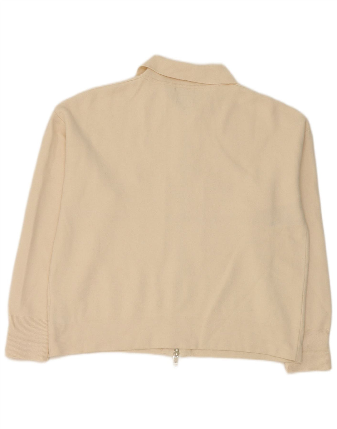Massimo Dutti Γυναικείο πουλόβερ με ζακέτα μεγάλου μεγέθους UK 10 Small Off White