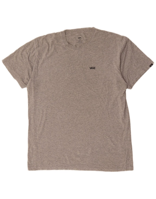 Ανδρικό T-Shirt Vans Κλασική Εφαρμογή Top Large γκρι βαμβακερό