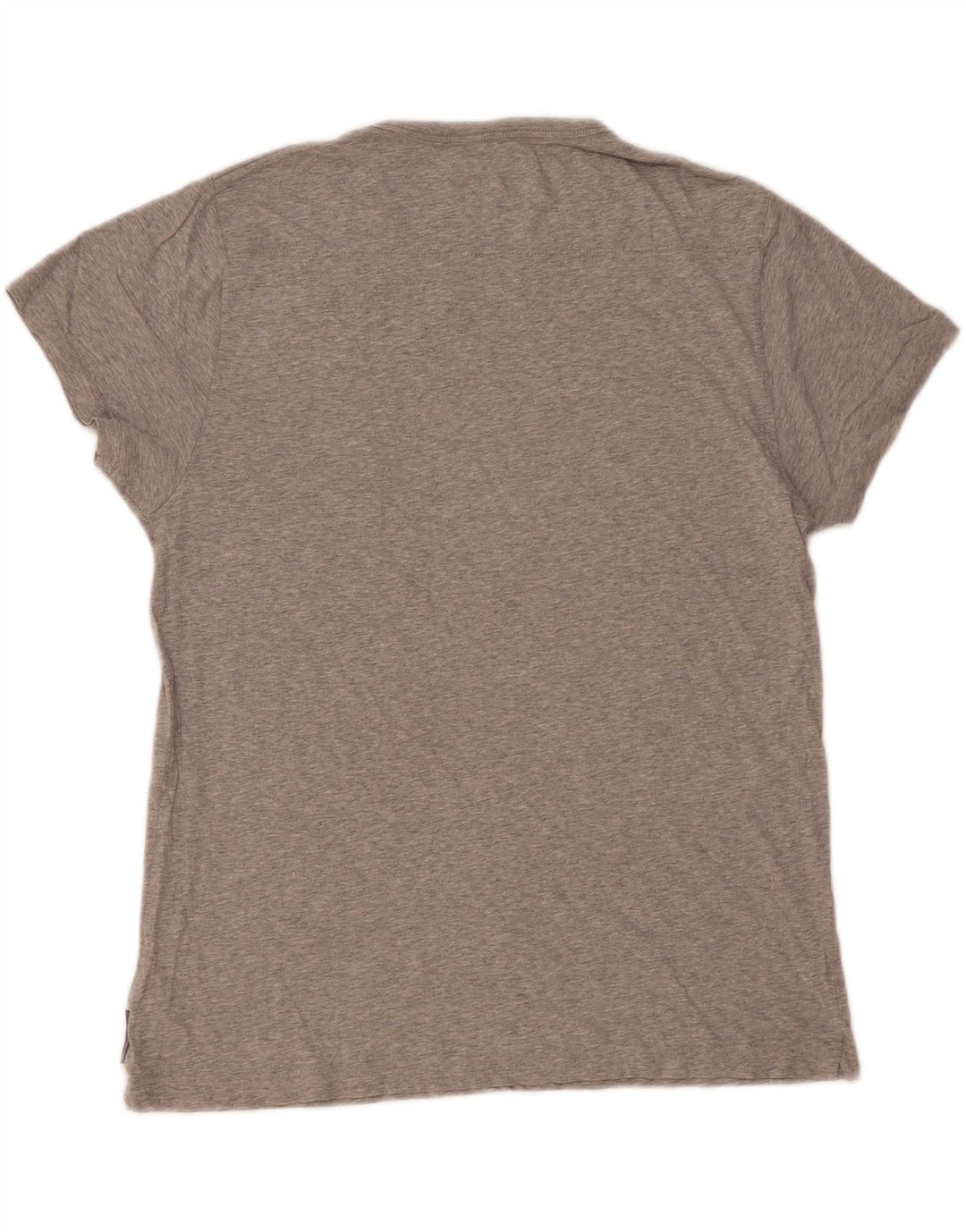 ΓΑΛΛΙΚΗ ΣΥΝΔΕΣΗ Ανδρικό T-Shirt Top Large Grey Colourblock Βαμβακερό