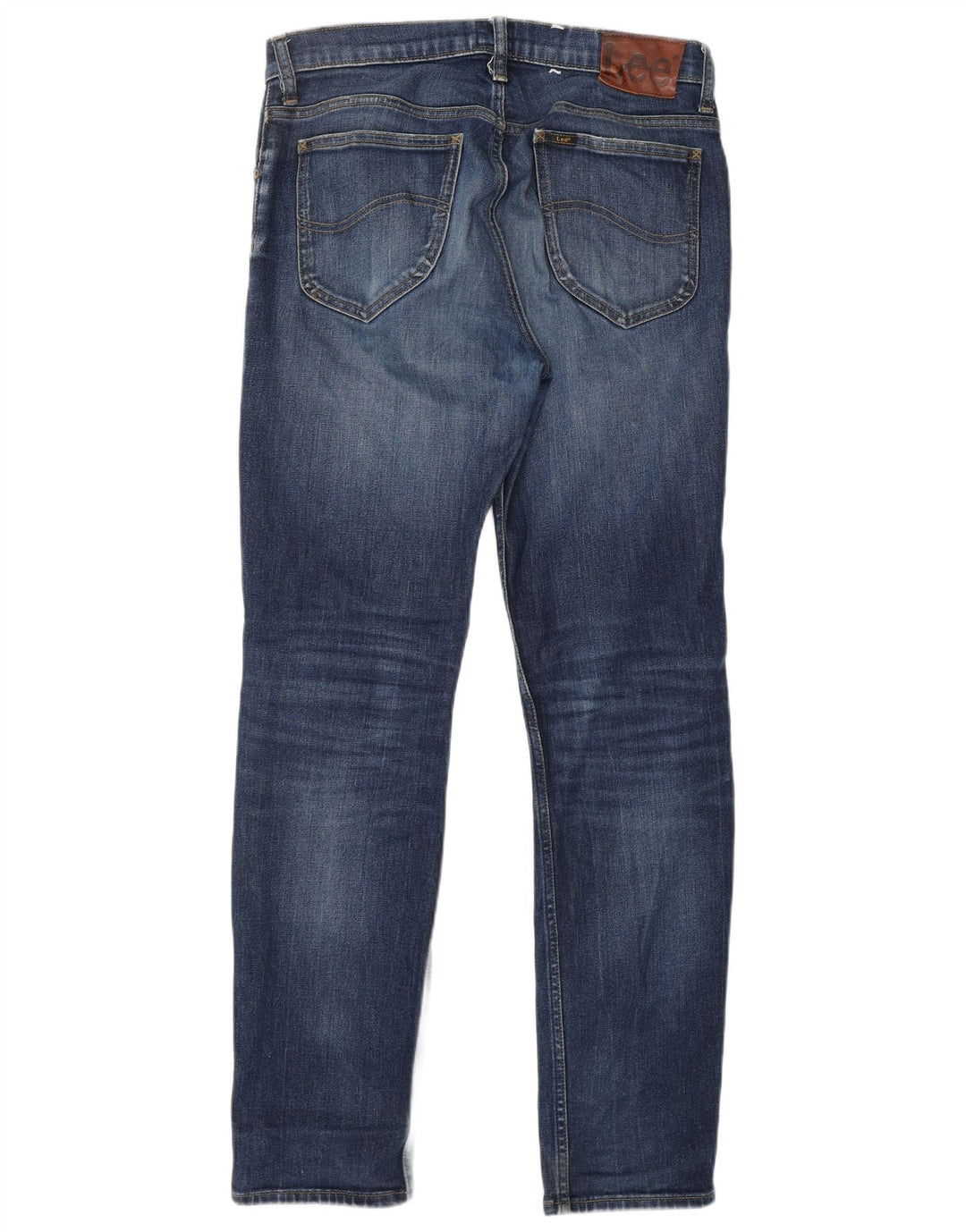 LEE Mens Rider Slim Jeans W31 L32 Blue Cotton