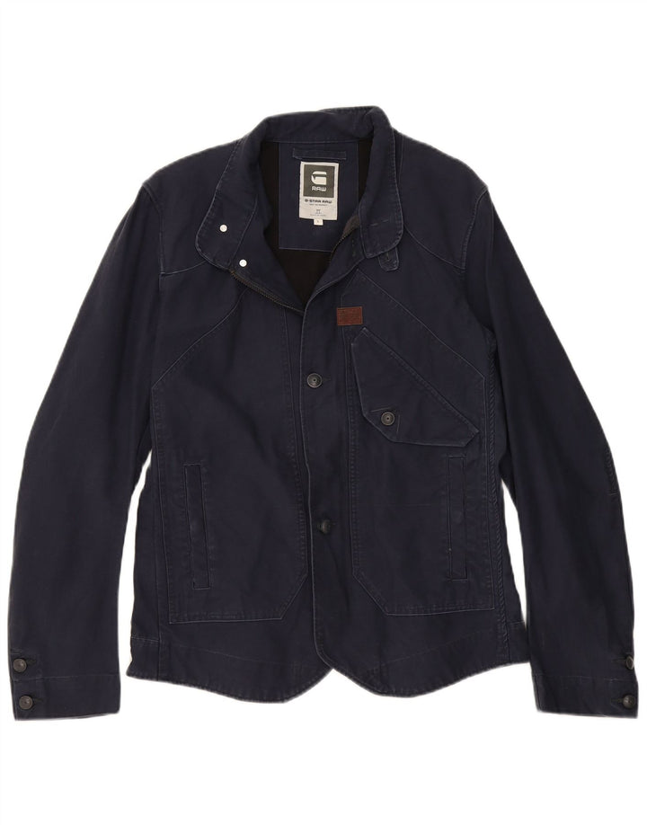G-STAR Γυναικείο Utility Jacket UK 16 Large Navy Blue Cotton
