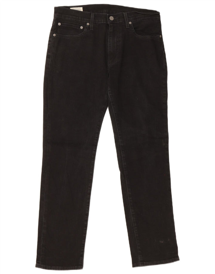 Γυναικείο Slim Jeans Levi's W32 L30 μαύρο βαμβακερό
