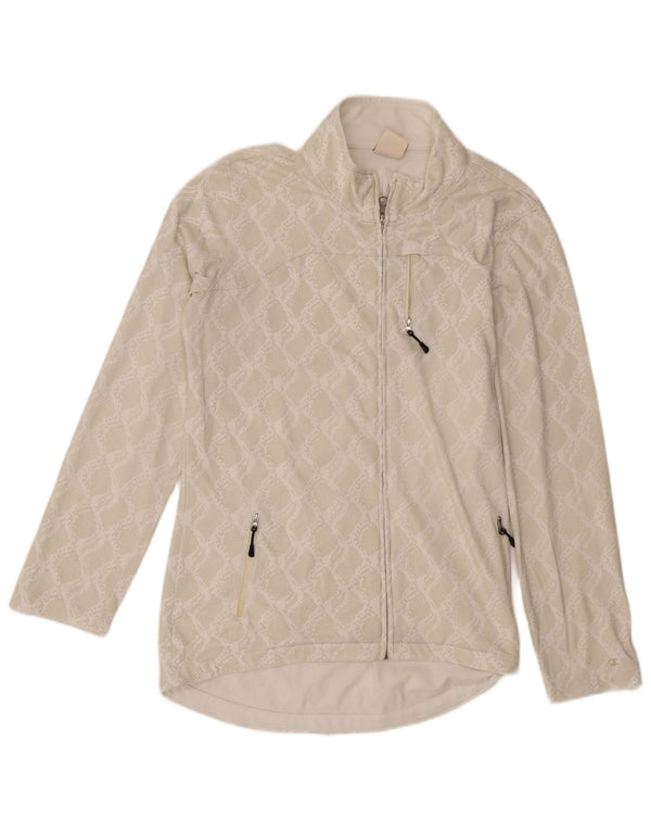 Γυναικεία αθλητική φόρμα Champion Top Jacket UK 18 XL Beige Animal Print