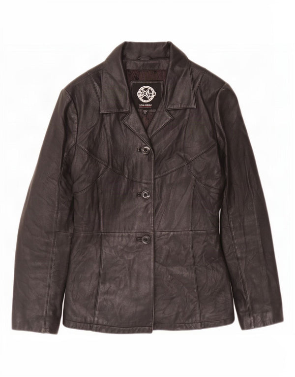 Wilsons Γυναικείο Δερμάτινο Μπουφάν UK 10 Small Black