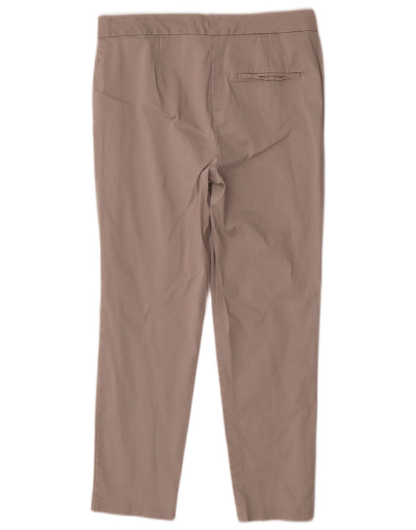 Marks & Spencer Γυναικεία Crop Slim παντελόνι Chino UK 10 Small W29 L25 Beige
