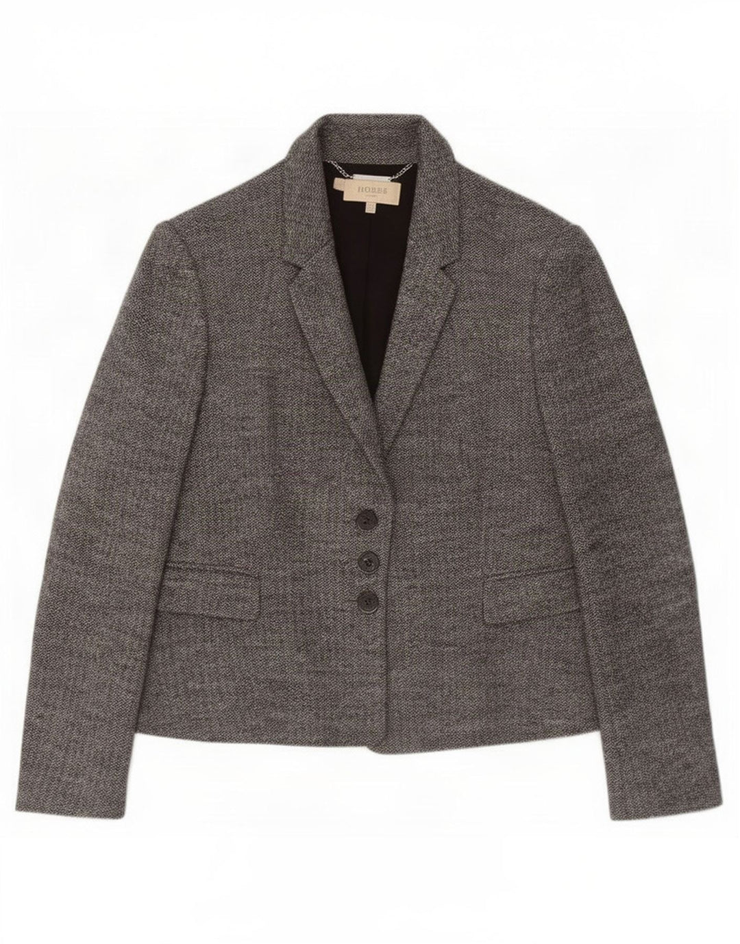 Hobbs Γυναικείο μπουφάν blazer UK 14 μεγάλο γκρι ψαροκόκαλο