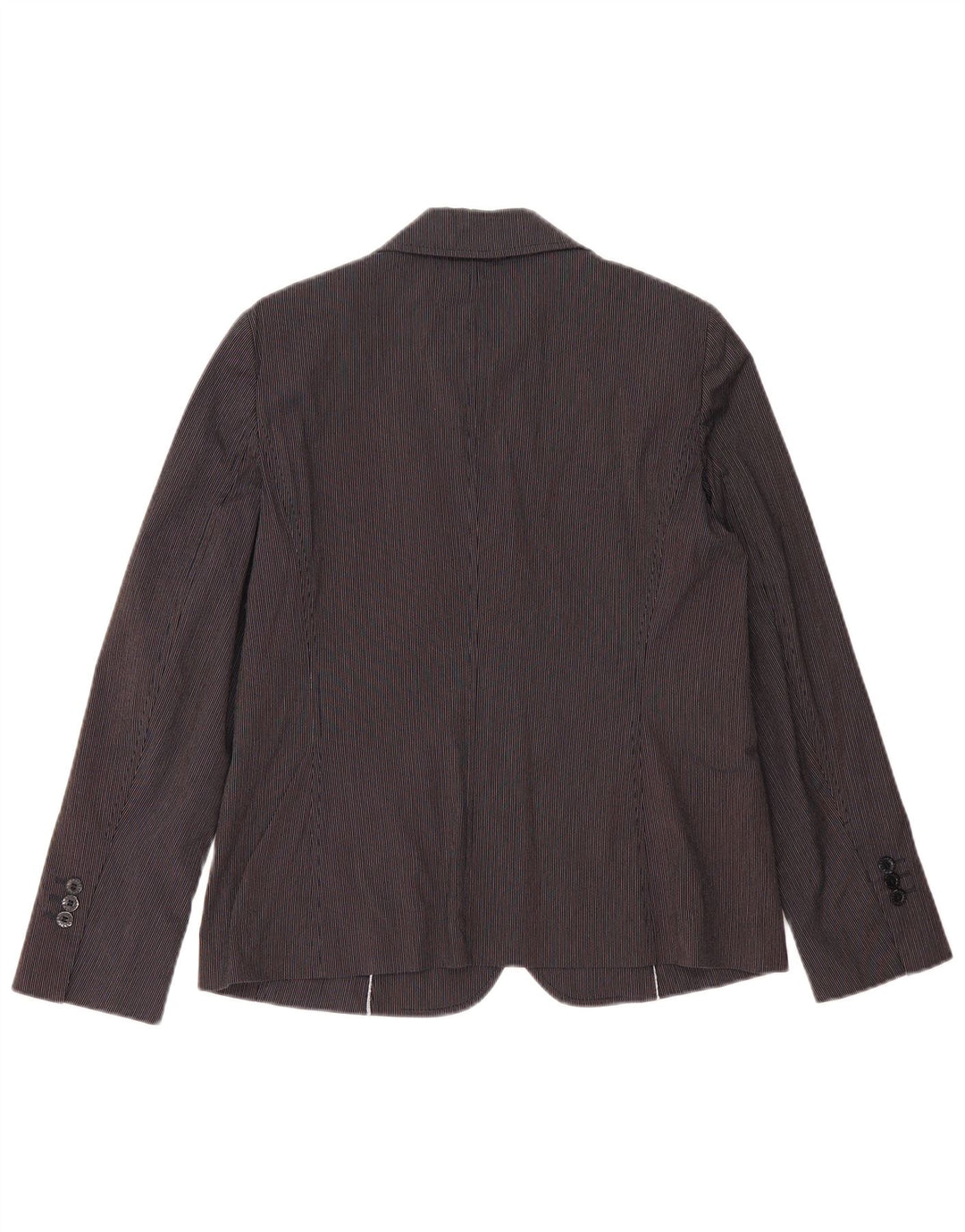 LES COPAINS Γυναικείο σακάκι με 3 κουμπιά μπλέιζερ IT 46 Large Navy Blue Pinstripe