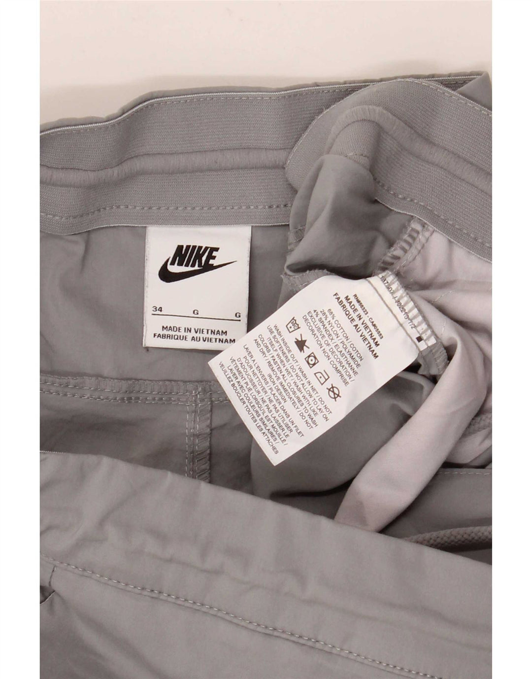 Ανδρικό ίσιο παντελόνι Nike Cargo W34 L28 Γκρι βαμβακερό