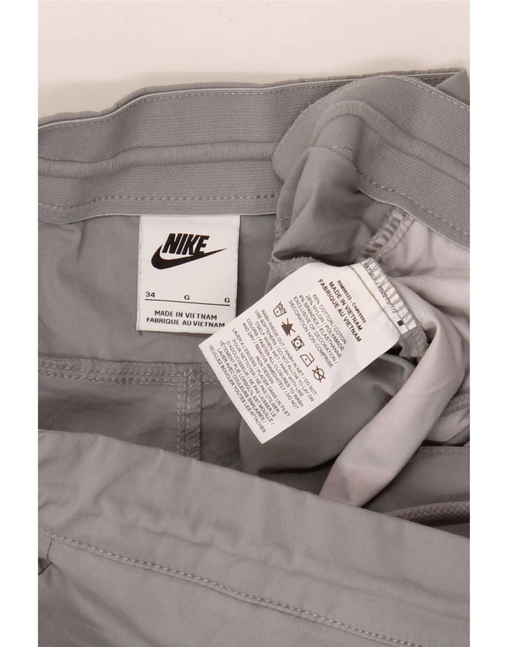 Ανδρικό ίσιο παντελόνι Nike Cargo W34 L28 Γκρι βαμβακερό