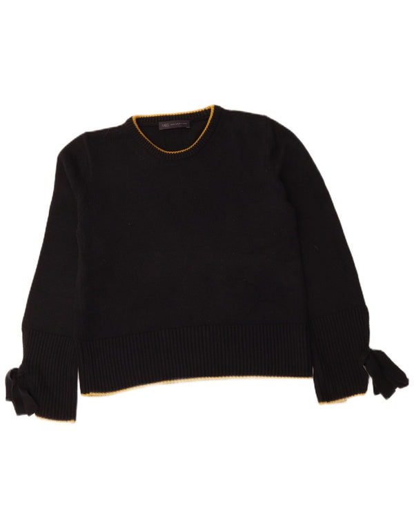 Marks & Spencer Γυναικείο πουλόβερ με λαιμόκοψη UK 14 Medium Navy Blue