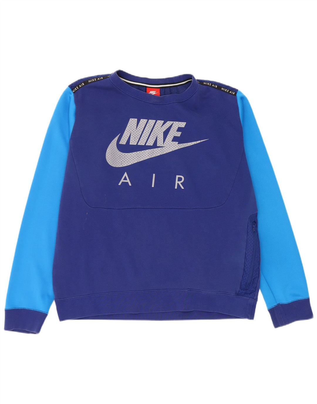 Ανδρικό γραφικό φούτερ Nike Jumper με μεγάλο μπλε χρώμα