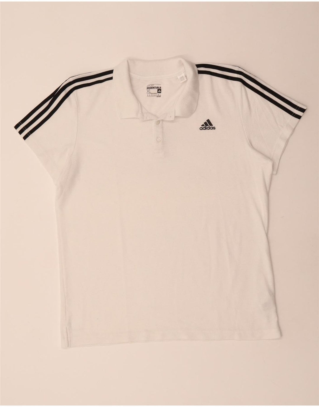 Ανδρικό πουκάμισο Adidas Climalite Polo XL Λευκό πολυεστέρα