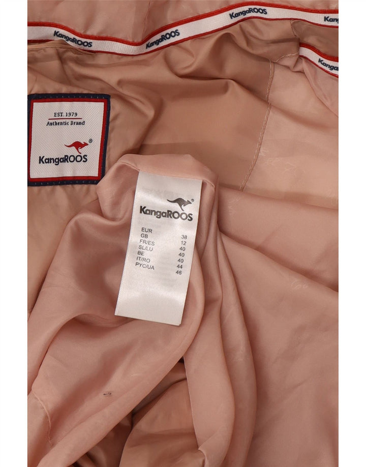 Γυναικείο μπουφάν με κουκούλα Kangaroos UK 12 μεσαίο ροζ πολυακρυλικό