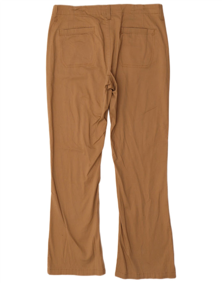 Lee Γυναικείο Bootcut Παντελόνι Chino US 14 XL W36 L31 Καφέ βαμβακερό