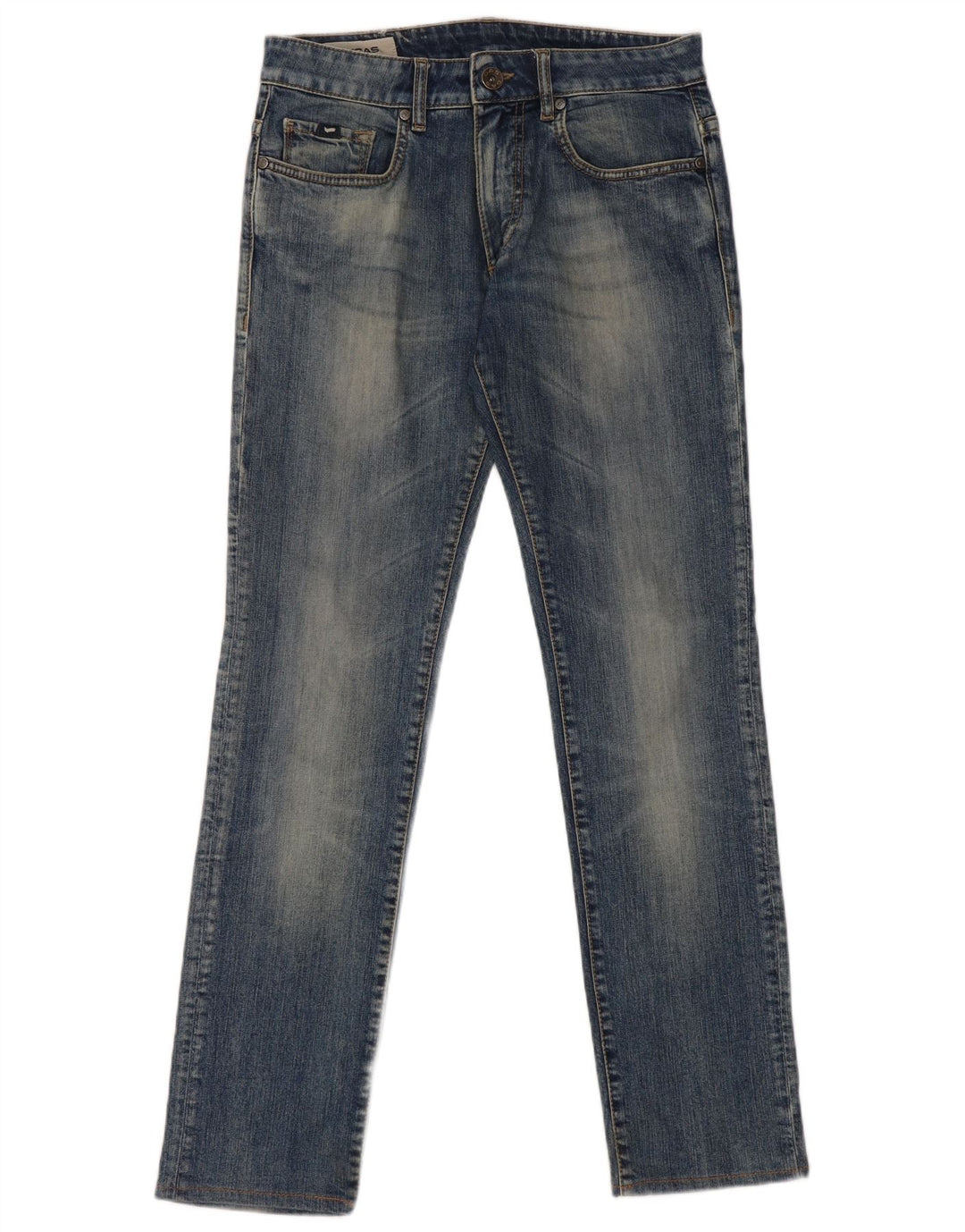 Gas Γυναικείο Slim Jeans W30 L31 Μπλε Βαμβακερό