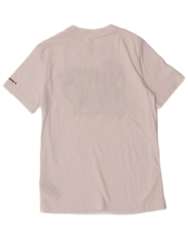 Converse Boys Graphic T-Shirt Top 10-11 ετών Μεσαίο λευκό βαμβακερό