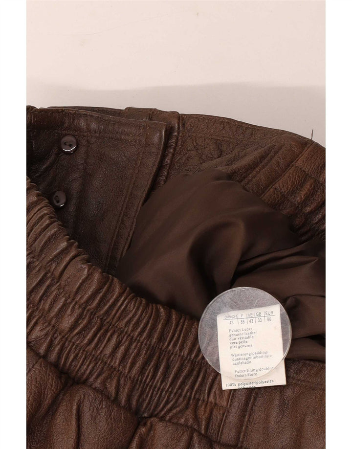 Vintage Ανδρικό Δερμάτινο Μπουφάν UK 33 XS Beige