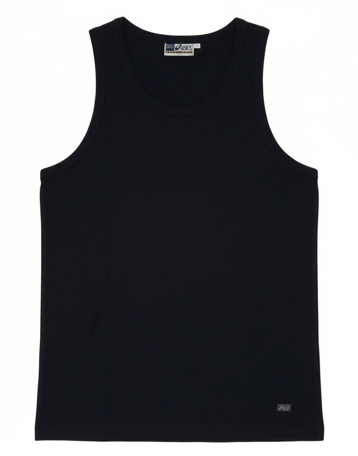 Asics Γυναικείο Γιλέκο UK 12 Βαμβακερό μεσαίο Navy Blue