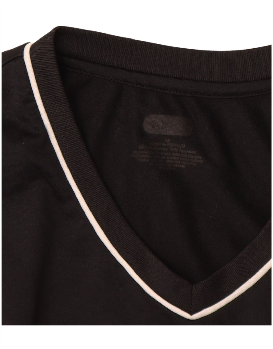 FILA Γυναικείο T-Shirt Top UK 6 XS Μαύρο