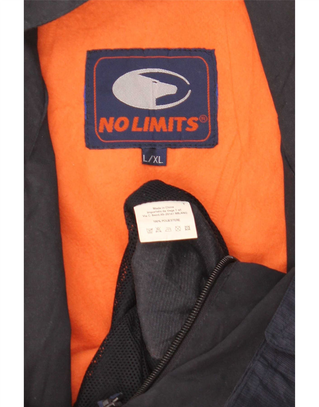 No Limits Mens Utility Gilet UK 40 Large Navy Blue Polyester