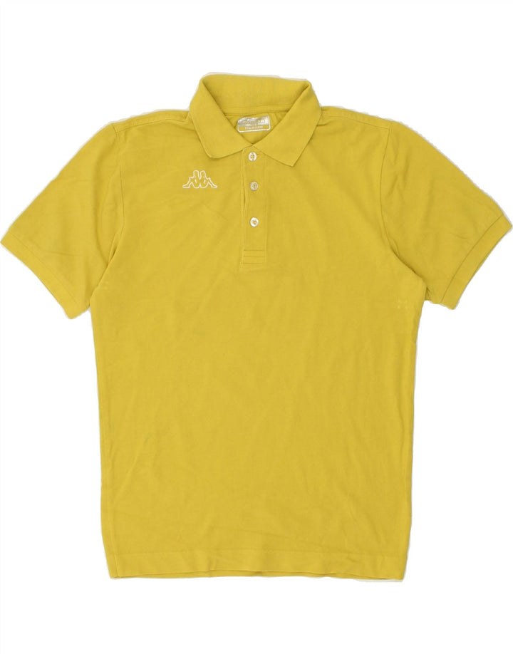 KAPPA Mens Polo Shirt Medium Yellow Cotton Vintage Kappa and Second-Hand Kappa from Messina Hembry 