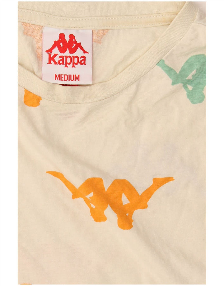 Ανδρικό γραφικό T-Shirt Kappa Top Medium White