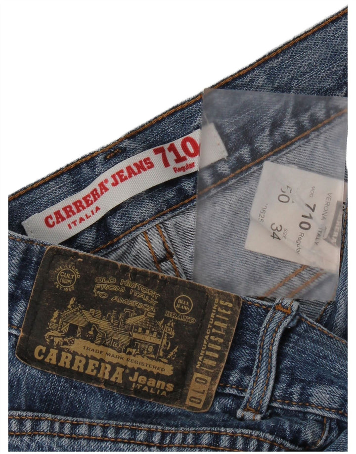 Carrera Ανδρικό 710 Regular Straight Jeans W34 L28 Μπλε βαμβακερό