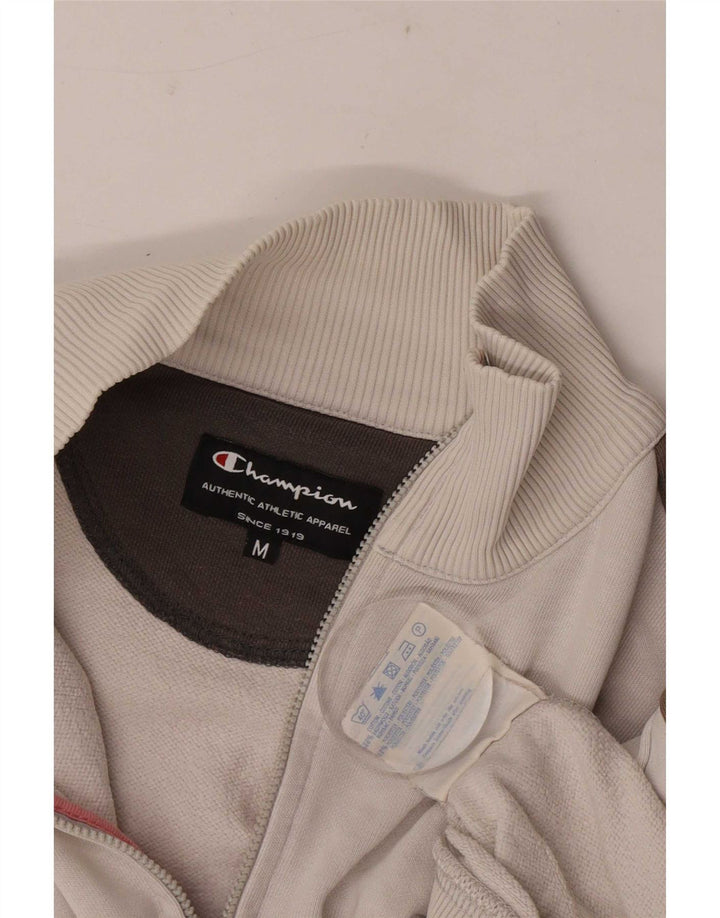 Γυναικεία αθλητική φόρμα Champion Top Jacket UK 12 Medium Off White Colourblock