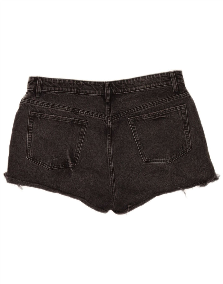 Zara Γυναικείο τζιν σορτς EU 44 XL W34 Μαύρο
