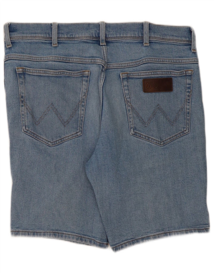 Wrangler Γυναικείο τζιν σορτς Texas W34 μεγάλο μπλε βαμβακερό