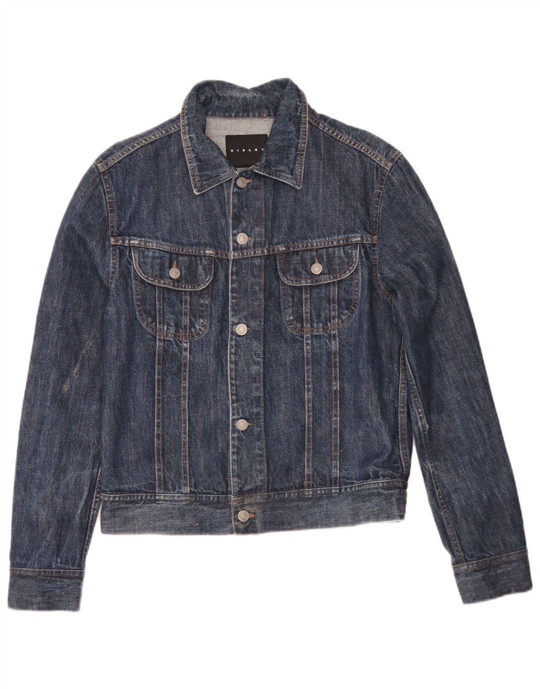 Ανδρικό τζιν μπουφάν Sisley UK 36 Small Navy Blue
