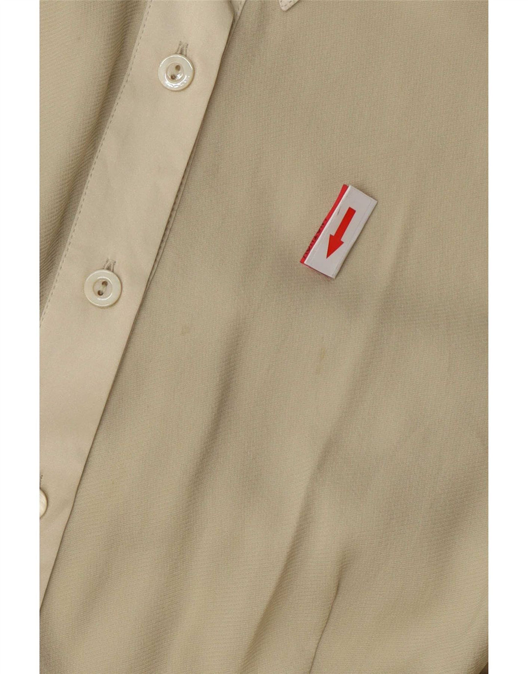 cherie Γυναικείο πουκάμισο Μπλούζα IT 48 XL Beige Silk