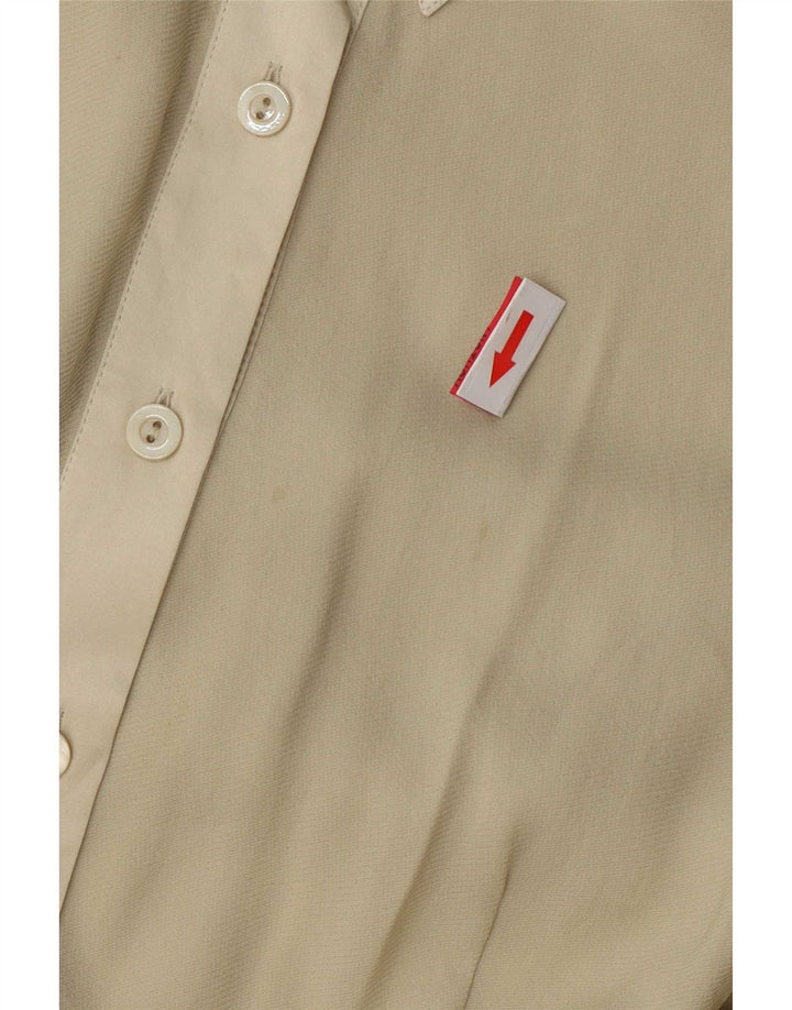 cherie Γυναικείο πουκάμισο Μπλούζα IT 48 XL Beige Silk