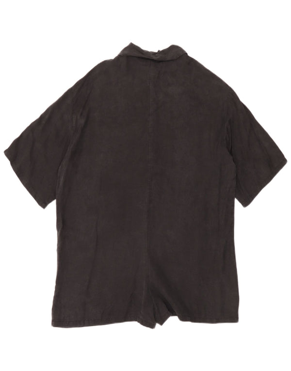 Zara Γυναικείο Playsuit UK 10 Small Black
