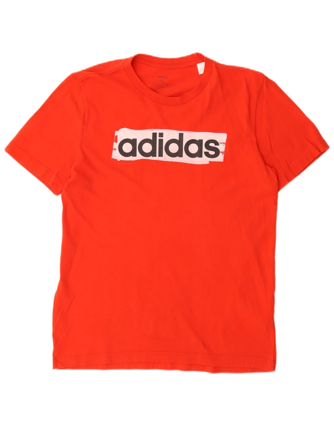 Ανδρικό γραφικό T-Shirt ADIDAS Top Μεσαίο κόκκινο βαμβακερό