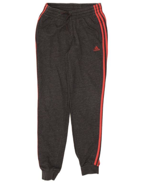 Γυναικεία αθλητική φόρμα ADIDAS Παντελόνι Joggers UK 8/10 Small Grey Cotton