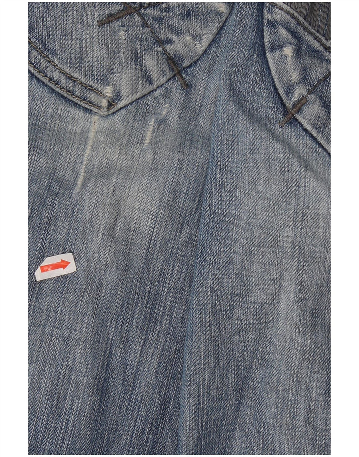 Gas Γυναικείο ίσιο τζιν W30 L31 Μπλε βαμβακερό