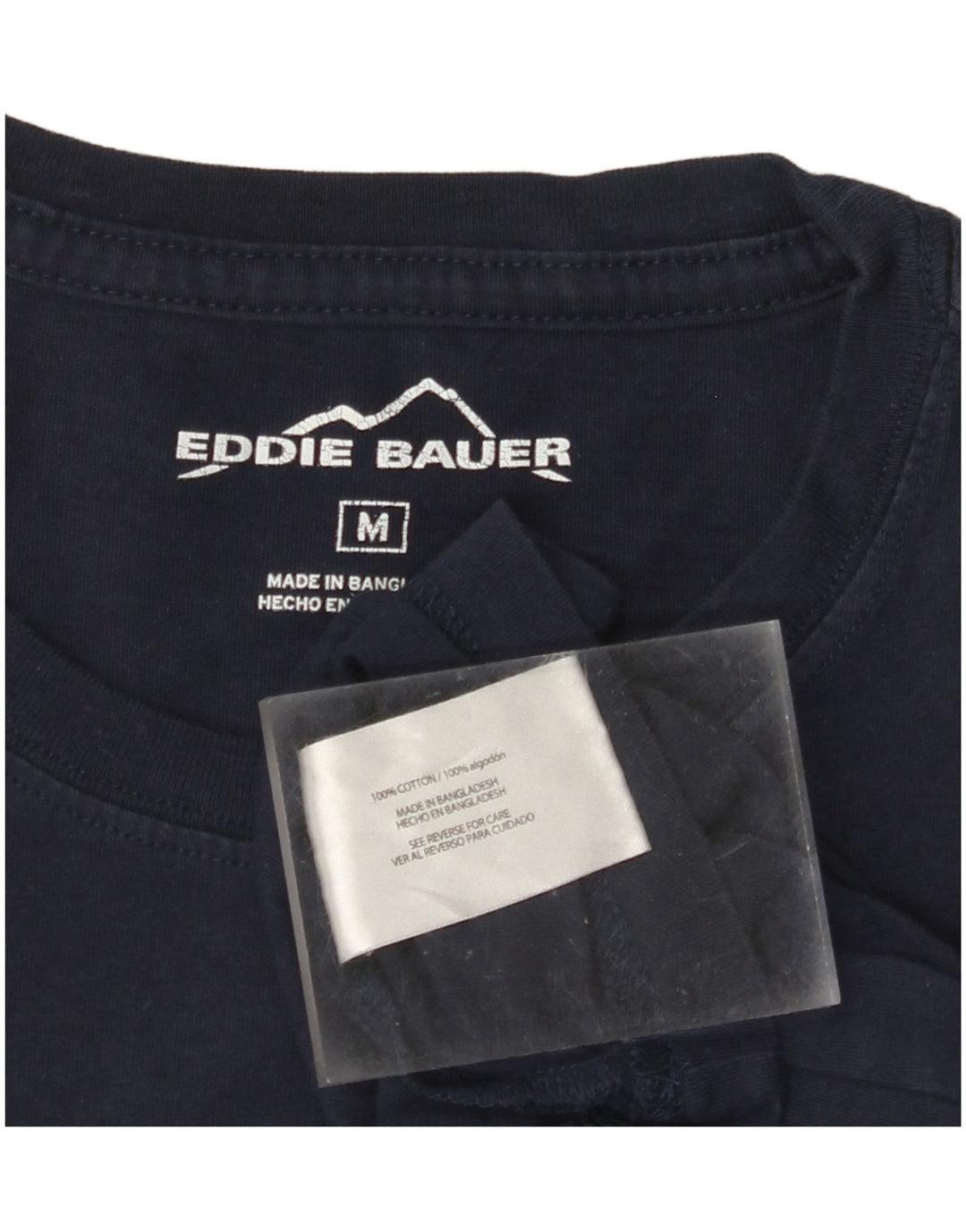 Ανδρικό T-Shirt EDDIE BAUER Τοπ μεσαίου μπλε βαμβακερό
