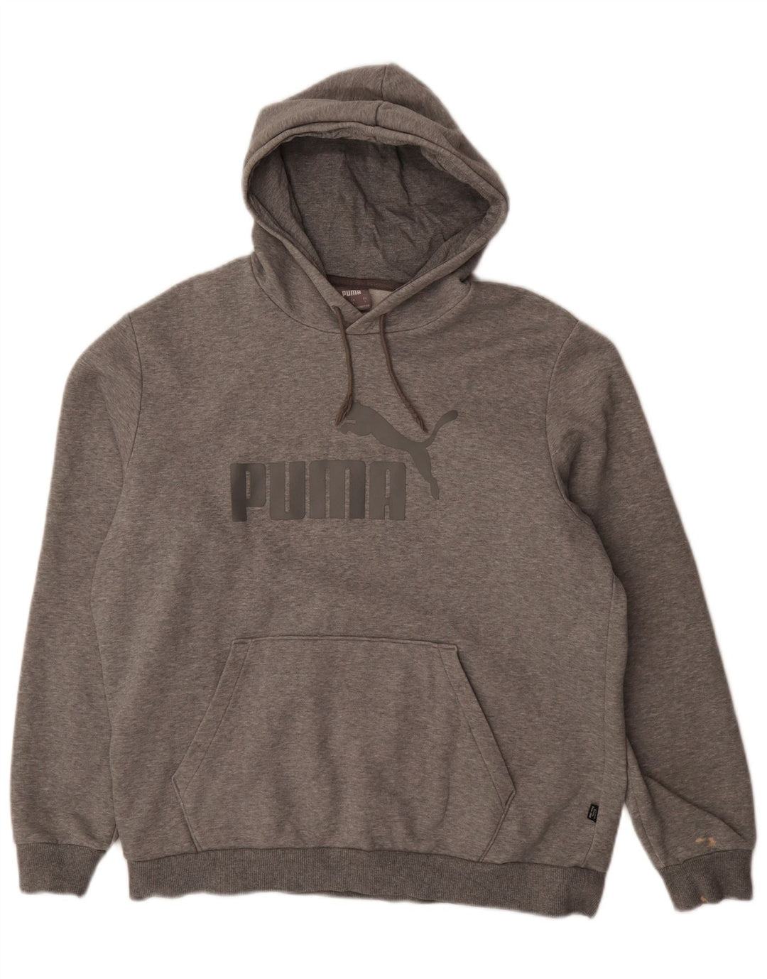 Ανδρικό γραφικό κουκούλα Puma, μεγάλο γκρι βαμβακερό
