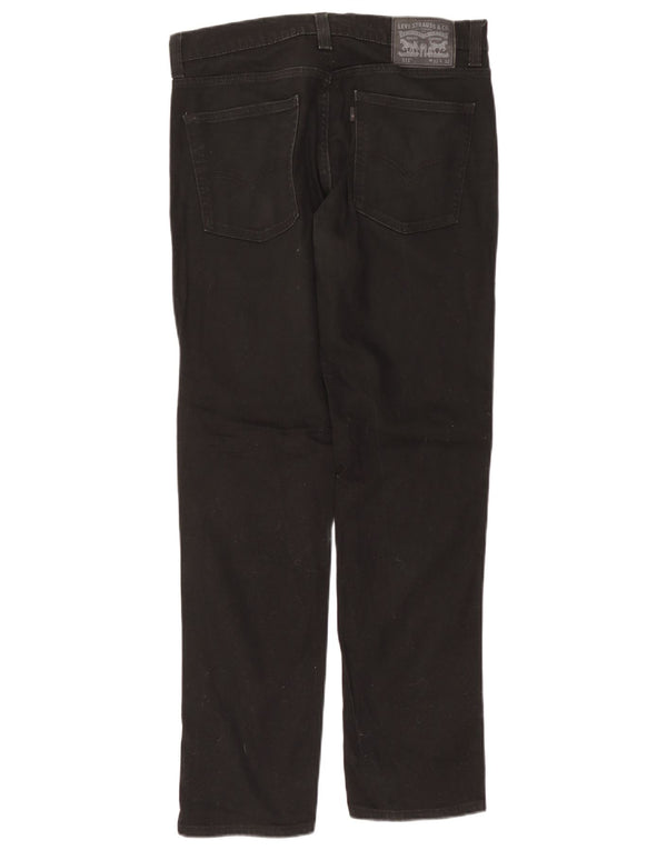 Levi's Mens 511 Slim Jeans W32 L32 Μαύρο βαμβακερό
